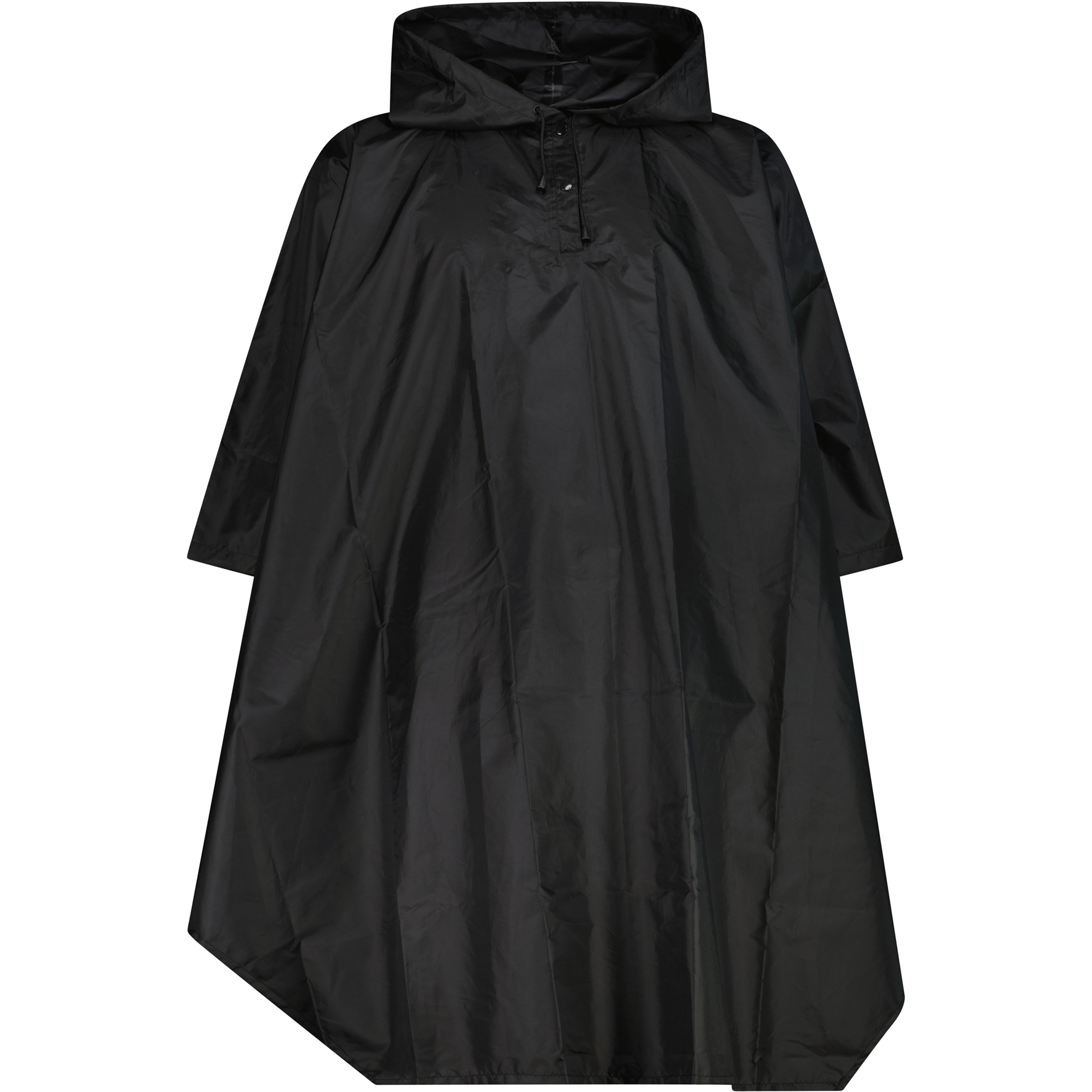 CMP Poncho Regenjacke schwarz Größe M Trekking Winddicht Wasserabweisend