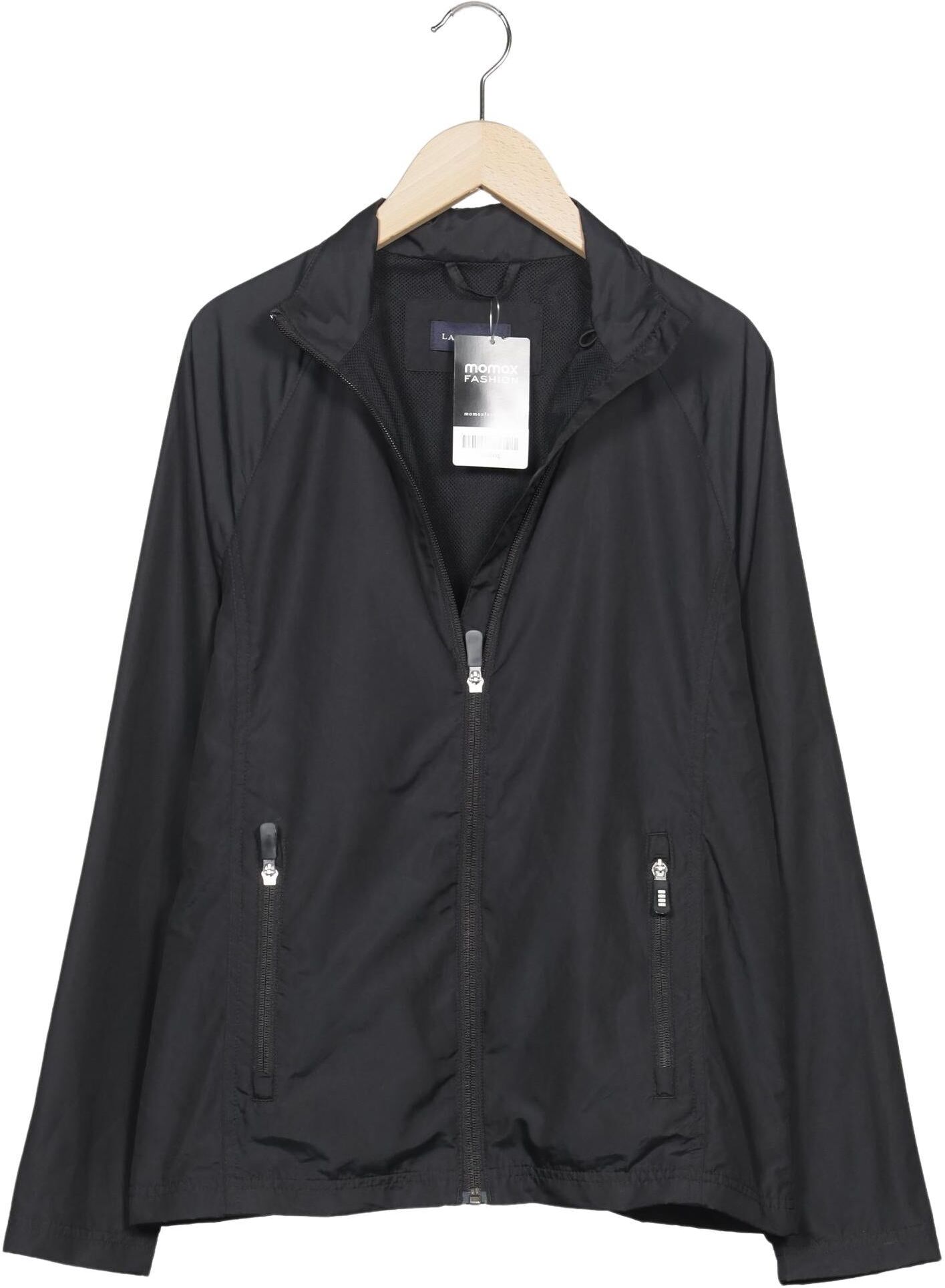 Lands End Damen Jacke, Schwarz, Gr. XS, Synthetik - Second Hand