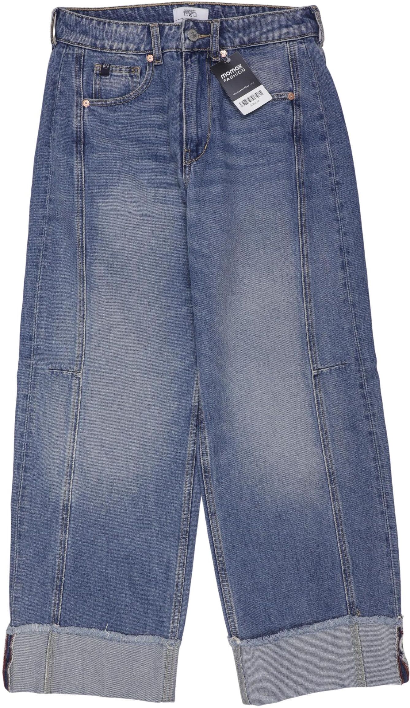 le temps des cerises Damen Jeans, Blau, Gr. W25, Baumwolle - Second Hand