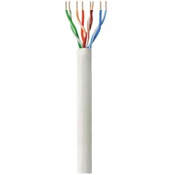 Techly ITP6-CCA-305-GY Netzwerkkabel U/UTP (UTP) (U/UTP, CAT6, 305 m), Netzwerkkabel