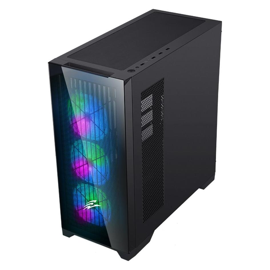 Evolveo Ptero Q2+, 2x??eln?? panel-sklo/m??????ka, 4x (ATX) (PTEROQ2+)