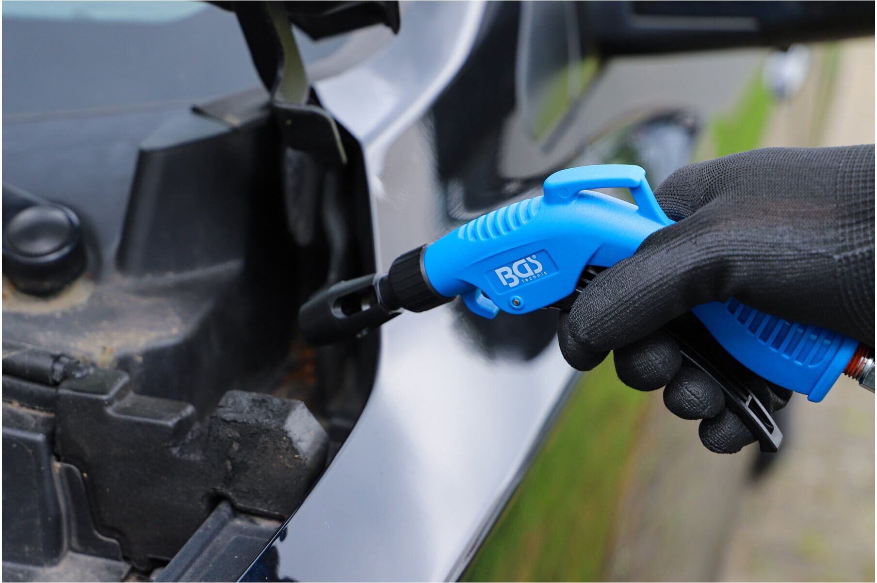 BGS Druckluft-Ausblaspistolen-Satz mit 5 Aufsätzen ; BGS technic (7177)