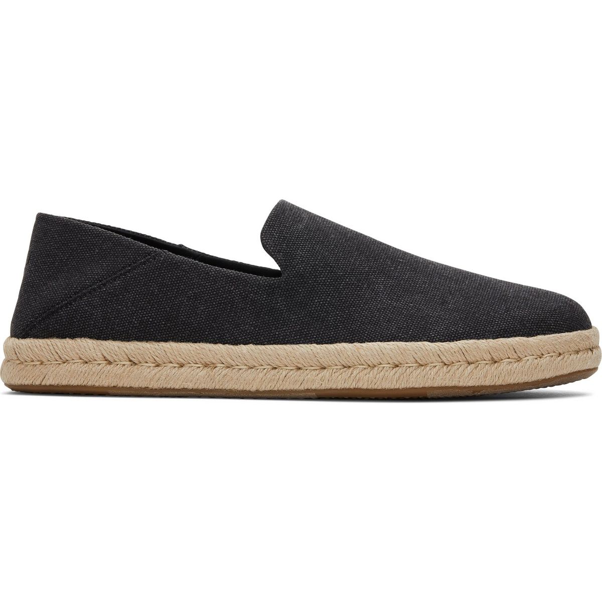 Toms Santiago black recycled cotton canvas 46 10019869-46