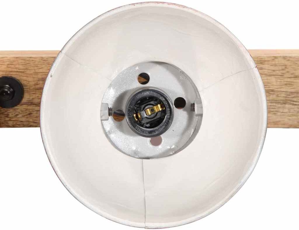 vidaXL Lampe murale 25 W rouge délavé 90x25 cm E27