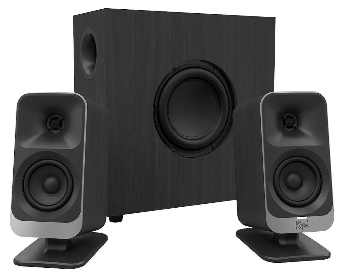 Klipsch ProMedia Lumina 2.1, 2.1 Kanäle, PC/Laptop, Schwarz, AC, Verkabelt & Kabellos