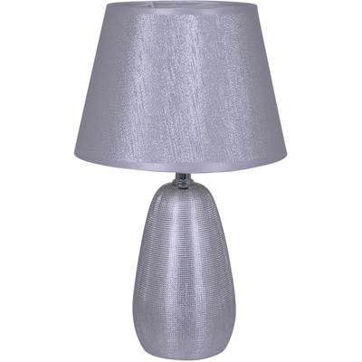 NÄVE Tischleuchte "SIMPLY CERAMICS", silber (silberfarben), 1, Ø 23cm H: 37cm, Leuchten, Tischleuchte