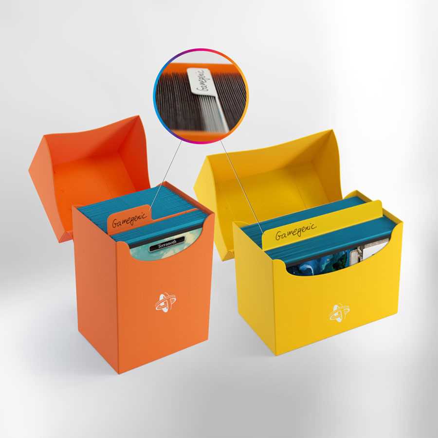 Gamegenic Card Dividers Multicolor for Organizing Trading Cards and Tabletop Game Components