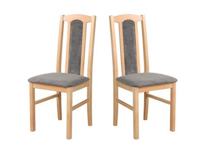 LeafDesign Esszimmerstühle 2er Set, Massivholz, Gepolstert, Grandson Eiche Küchenstühle, Esstischstühle und Essstühle für Wohnzimmer, Restaurant, Café, Hotel und Gastronomie – hoher Sitzkomfort