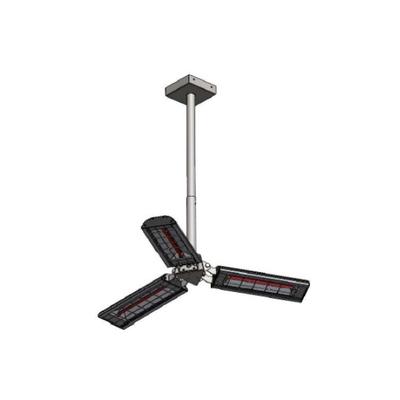 KRS IR-PENDANT 3PY Dreifache Infrarot-Deckenleuchte – Kurzwellige Strahlung – Leistung 3 x 1500 W – Spannung 400 V