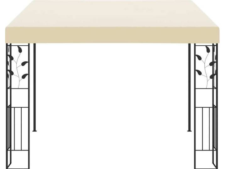 vidaXL Pavillon mural 3x3x2\,5 m blanc crème