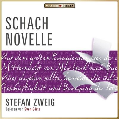 Schachnovelle - Stefan Zweig, Audio, 9783943952124