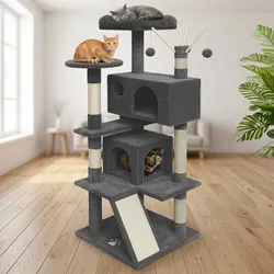 Katzenbaum Kitty Dunkelgrau