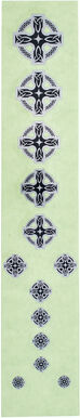 Jockomo Fret Mark-Celtic Cross Metallic