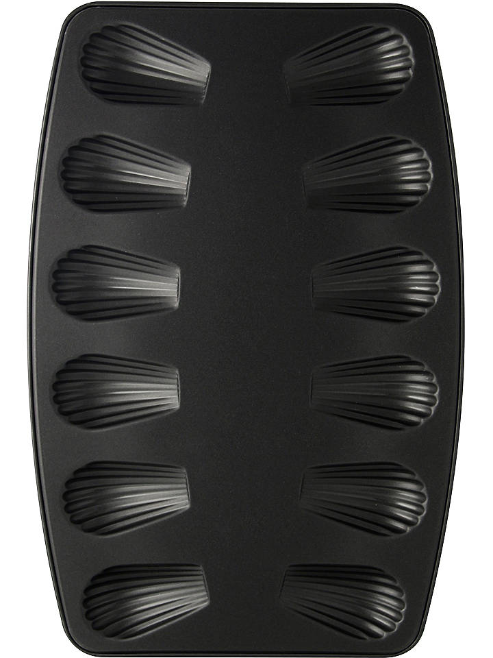 Zenker Madeleines-Backblech "Special Countries" in Schwarz - (B)39 x (T)26 cm - onesize