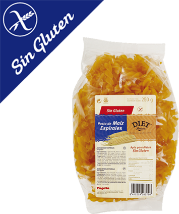 Diet Rádisson Spirals Maiz S / gluten 250 gr