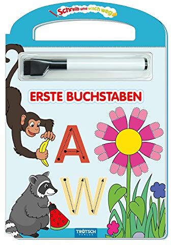 Trötsch Verlag GmbH & Co. KG - Schreib und Wisch Weg Erste Buchstaben mit Stift: 24 Seiten (Schreib und Wisch Weg Lernhefte, Band 4) - Preis vom 11.10.2026 03:10:56 h