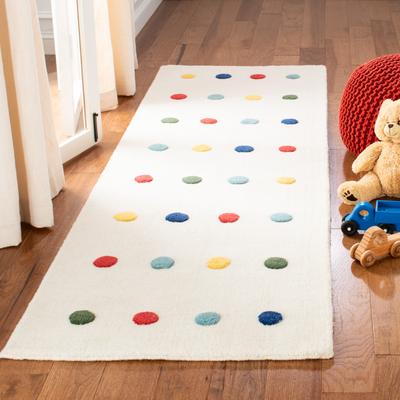 SAFAVIEH Kids Ayleen Polka Dot Wool Rug