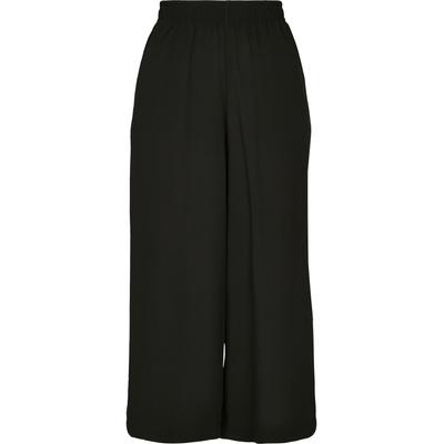 Bequeme Jeans URBAN CLASSICS "Urban Classics Damen Ladies Wide Viscose Culotte", Damen, Gr. S, US-Größen, schwarz, 100% Viskose, unifarben, Jeans