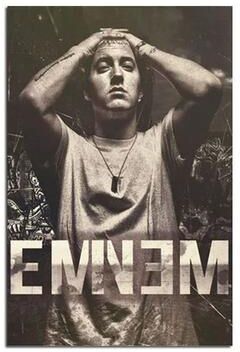 Uplift Treasures Eminem Rap Star Canvas Poster Wall Art 14 11.81 15.75 In Noframe