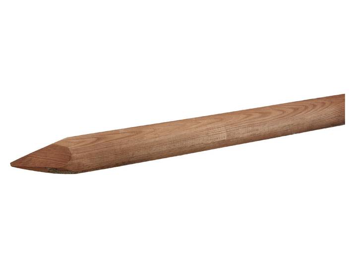 Holzpfahl gespitzt, braun imprägniert 175 x 5 cm