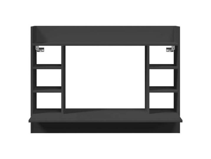 Magnifique Bureau mural noir 105x48x75 cm bois d'ingénierie - design polyvalent - pour maison - Noir 21.6 kg 2026_267778