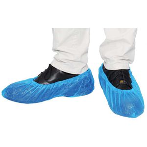 MaiMed Überschuhe Cover, CPE, 75464, Einweg, wasserabweisend, blau, 100 Stück