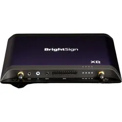 BrightSign XD236- 4K Player, PoE+, Audio & Storage, Digital Signage Zubehör, Schwarz, Blau
