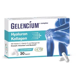 GELENCIUM® Hyaluron Kollagen hochdosiert mit Vitamin C 30 St