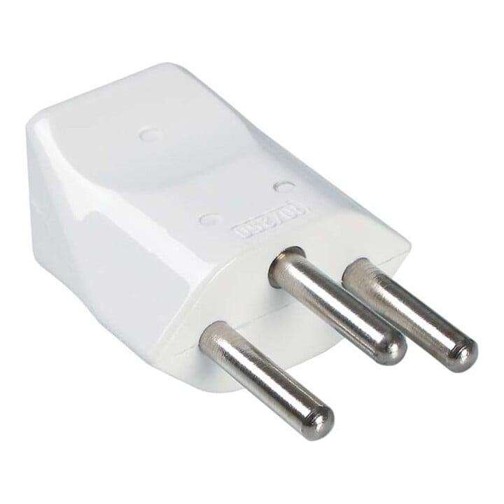 Bachmann Schutzkontakt-Stecker sw, Schweiz 910.175)