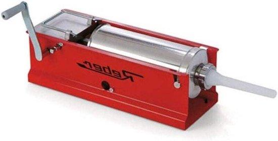 Würstchen-Füllmaschine - Fleischmühle - Würstchenherstellung - 2 Geschwindigkeiten - 8 kg Kapazität - Silber