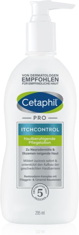 Cetaphil PRO ItchControl Pflegelotion Bodylotion für trockene bis atopische Haut 295 ml