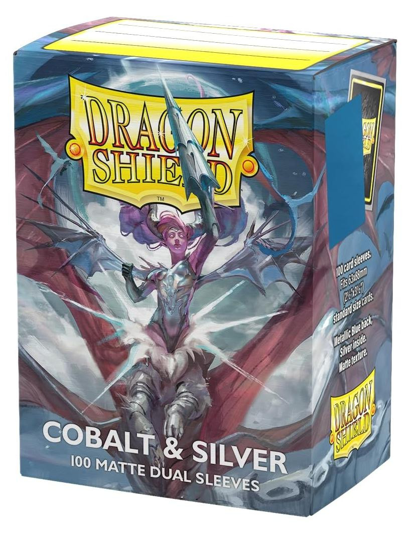 Dragon Shield matte kaarthouders blauw/zilver