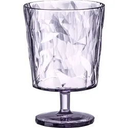 Koziol Club Light Weinglas aus  Kunststoff stapelbar / bruchsicher 250 ml transparent lavender