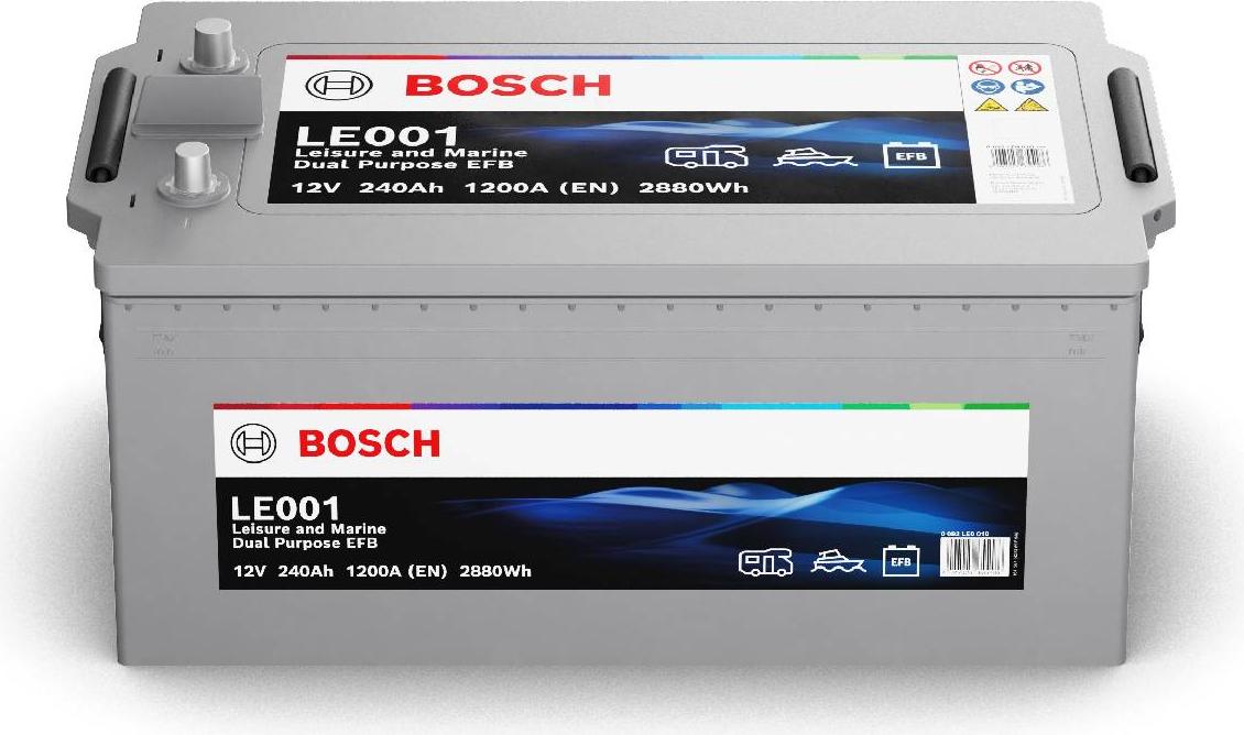 Bosch LE001 Dual EFB Starter-, Versorgungsbatterie 12V 240Ah 1200A