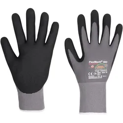 Honeywell Handschuhe FlexMech 663 grau / schwarz Gr. 8 - 663/8