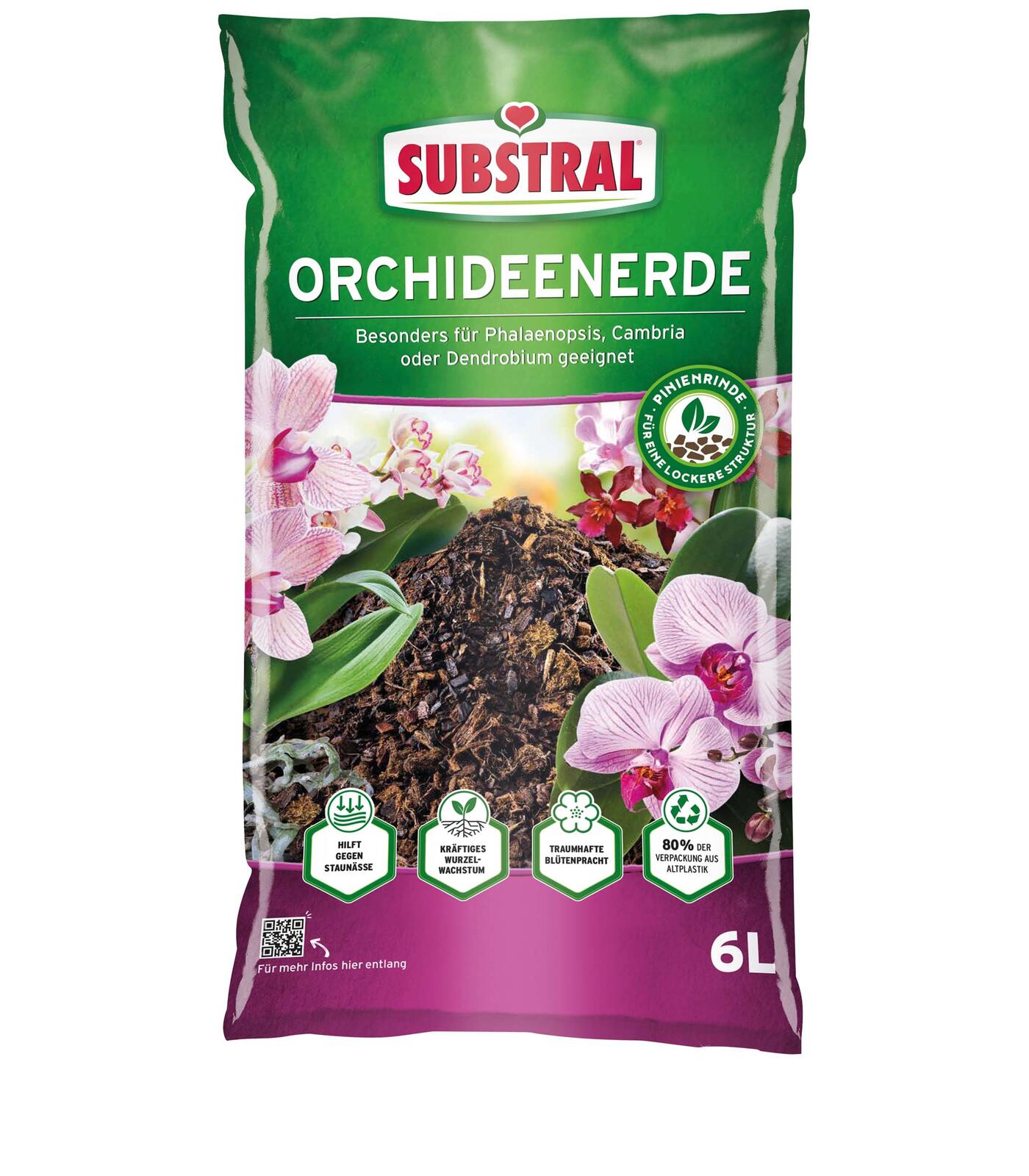 SUBSTRAL® Orchideen Blumenerde 6,0 l 19551