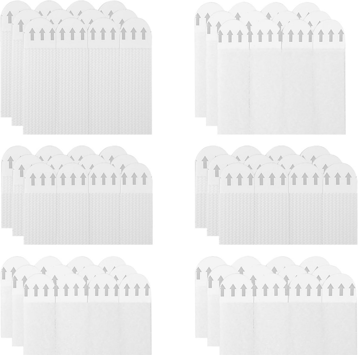 Zelfklevende Ophangstrips met Lus voor Lijsten en Decoratie - Set van 36 Paar