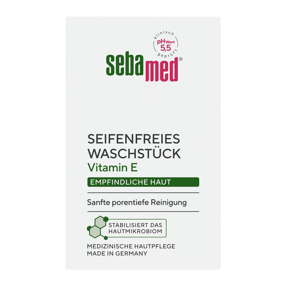 Sebamed seifenfreies Waschstück 50 g Körperpflege