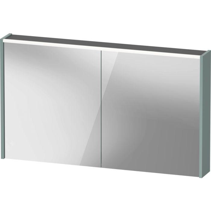 DuravitD-Code Spiegelschrank Verspiegelt DC71080HGHG0000 1200x700x148, Fjordgrün Matt, Steckdose, LED Beleuchtung