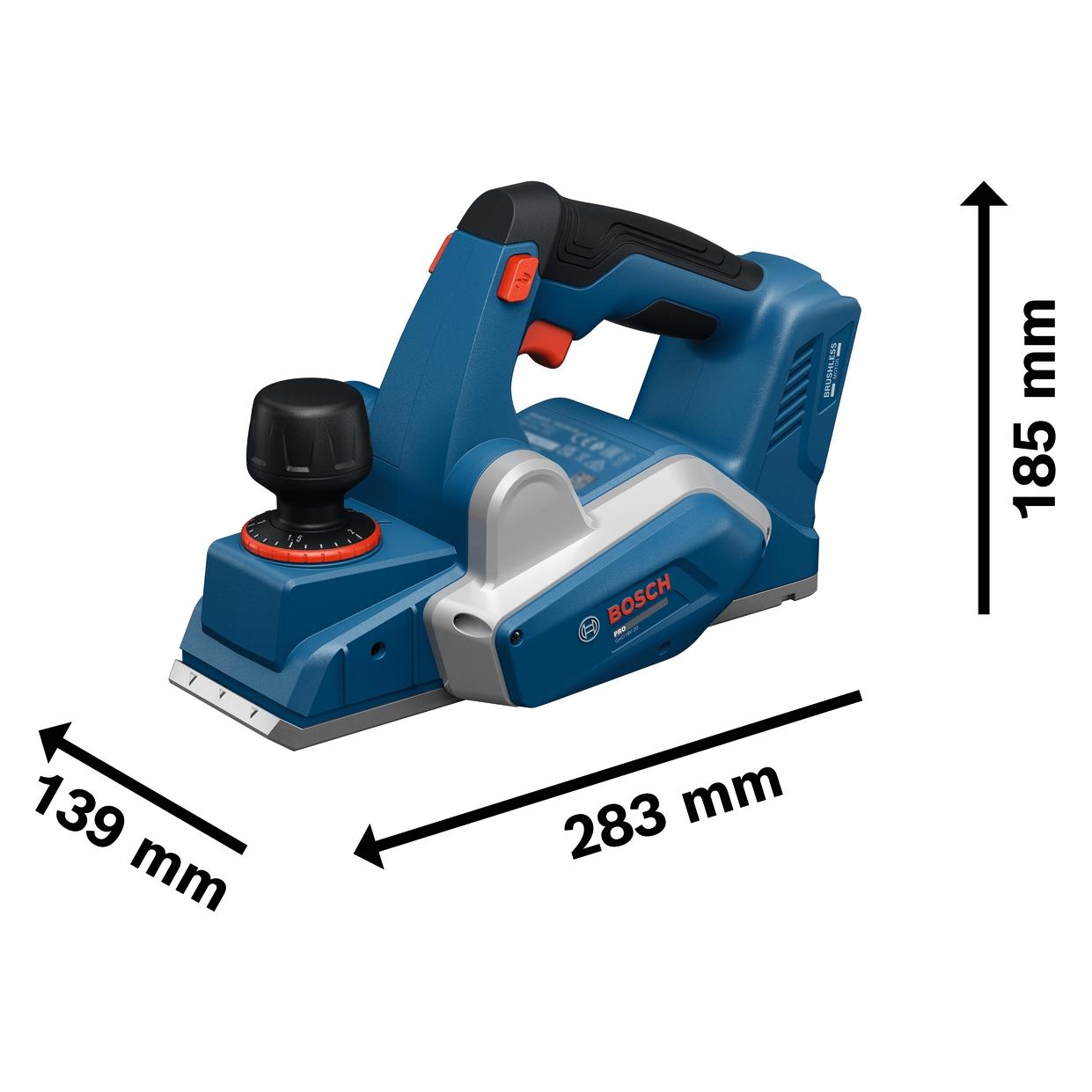 Bosch Hausgeräte Bosch Akku-Hobel GHO 18V-20 Solo (Elektrischer Handhobel) (06015B5201)