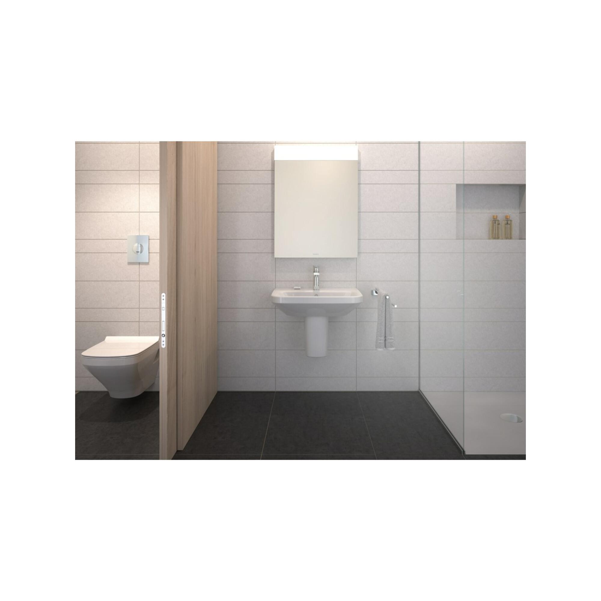 Duravit Wand-WC, Tiefspüler DuraStyle Compact 37x48cm, 4,5 l, weiß (2539090000)