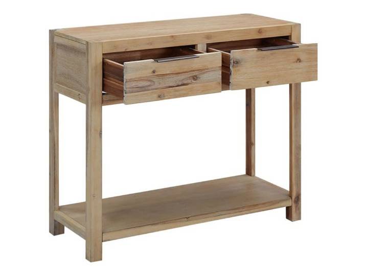 Table console - UMR - 82x33x73 cm Bois d'acacia massif LL57918