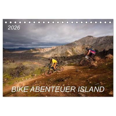 Bike Abenteuer Island (Tischkalender 2026 DIN A5 quer), CALVENDO Monatskalender