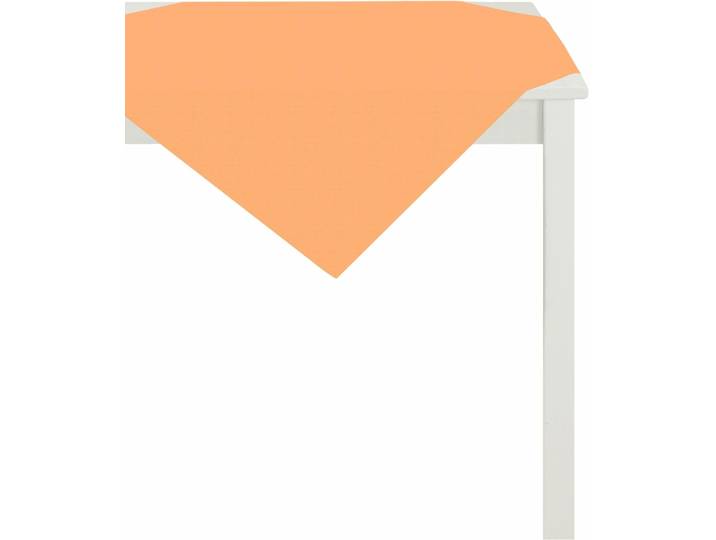 Mitteldecke APELT 3944 UNI BASIC , orange, B:88cm L:88cm, Baumwolle, Tischdecken, Mitteldecke