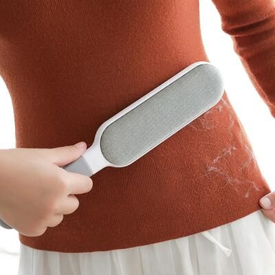 USA Free Shipping Shop Pet Hair Remover Brush & Reusable Lint Remover For Clothes, Furniture, Sofas And Carpets only Brushes grey