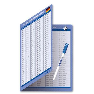Ich übe unregelmäßige Verben - Zeitformen - 1 Doppelfeld mit Stift, Gebundene Ausgabe von Sternchenverlag GmbH,Katrin Langhans, Sternchenverlag,