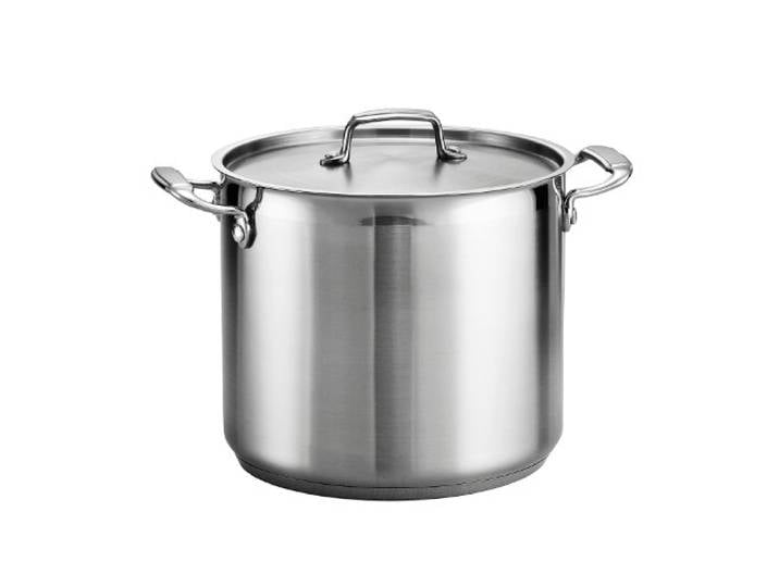 Tramontina Gourmet Suppentopf mit Deckel, Edelstahl, 12 l