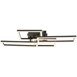 LED-Deckenleuchte Wonder Schwarz/Weiß max. 40 Watt Deckenlampe