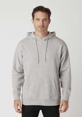 Cotton Heritage M2500 Lightweight Pullover Hoodie in Heather size 3XL   Cotton/Polyester Blend