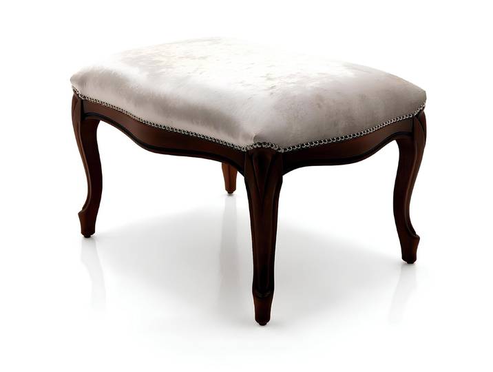 Xlmoebel Hocker Blauer gepolsterter Sitzhocker mit Ottomane für elegantes Wohnen (1 St., Hocker), Hergestellt in Europa